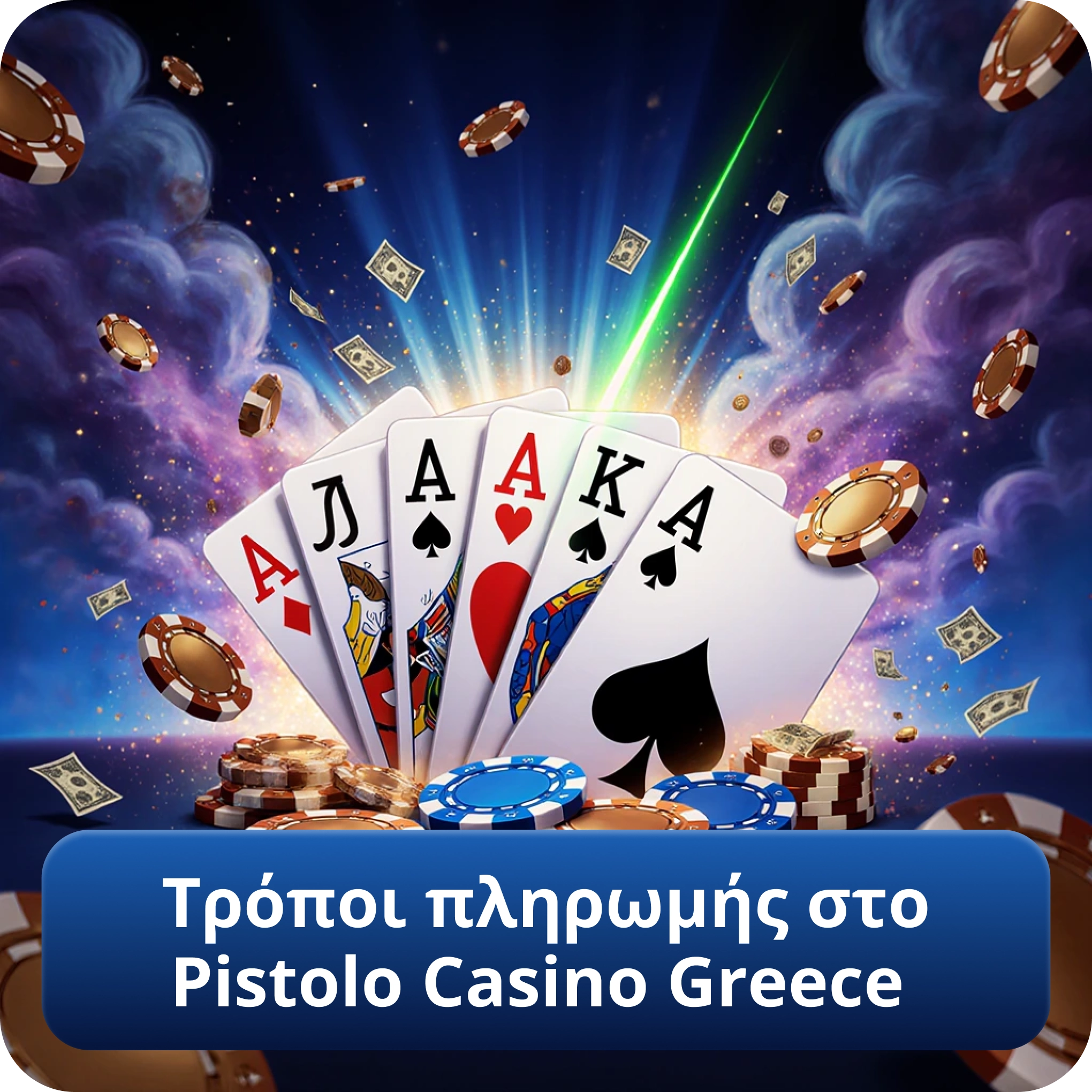 Τρόποι πληρωμής στο Pistolo Casino Greece